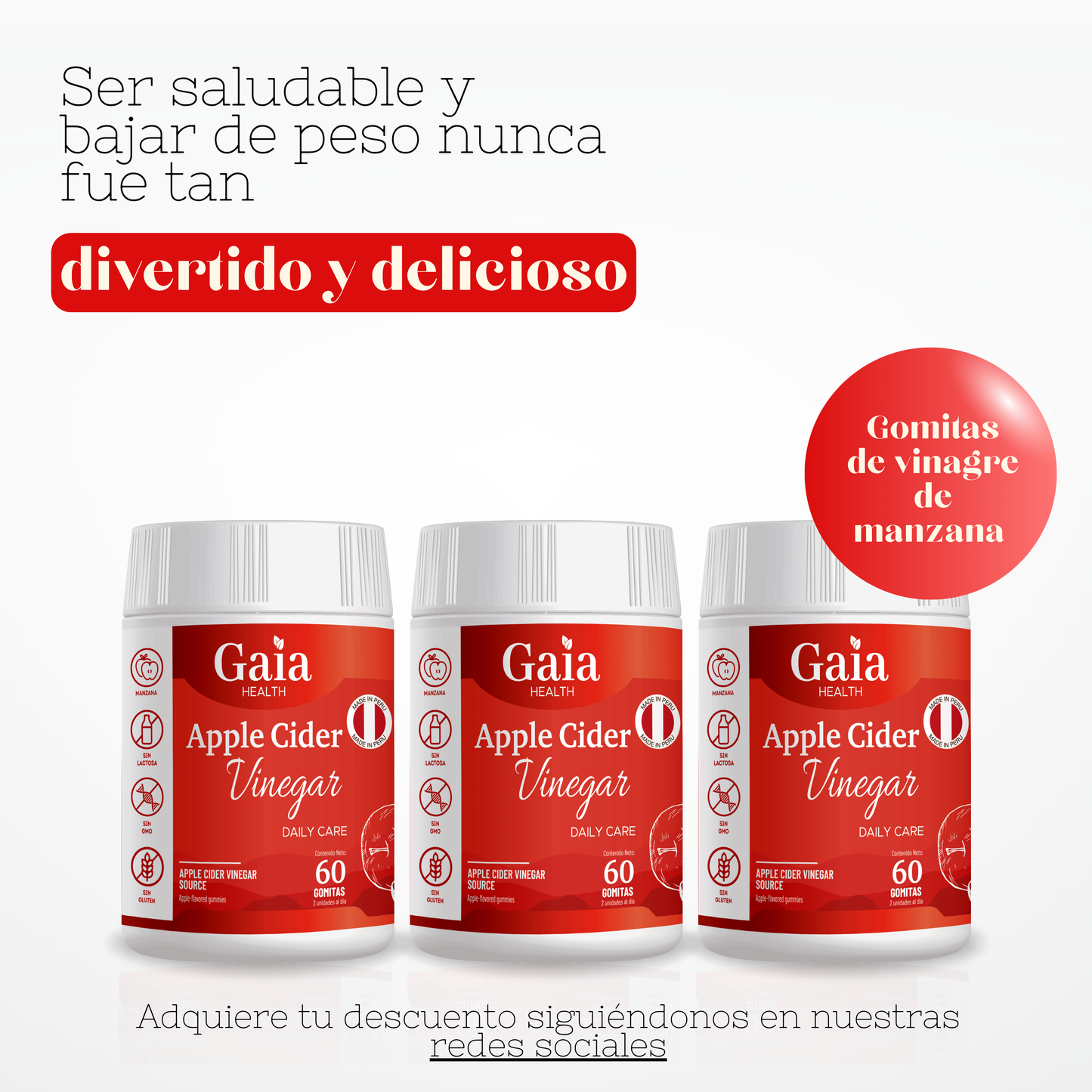 Vinagre de Manzana Fit – Super Gomitas para Digestión y Control del Apetito