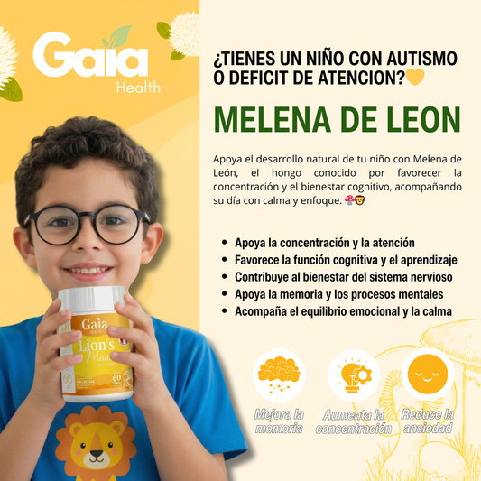 Melena de León - Gomitas para Memoria y Concentración