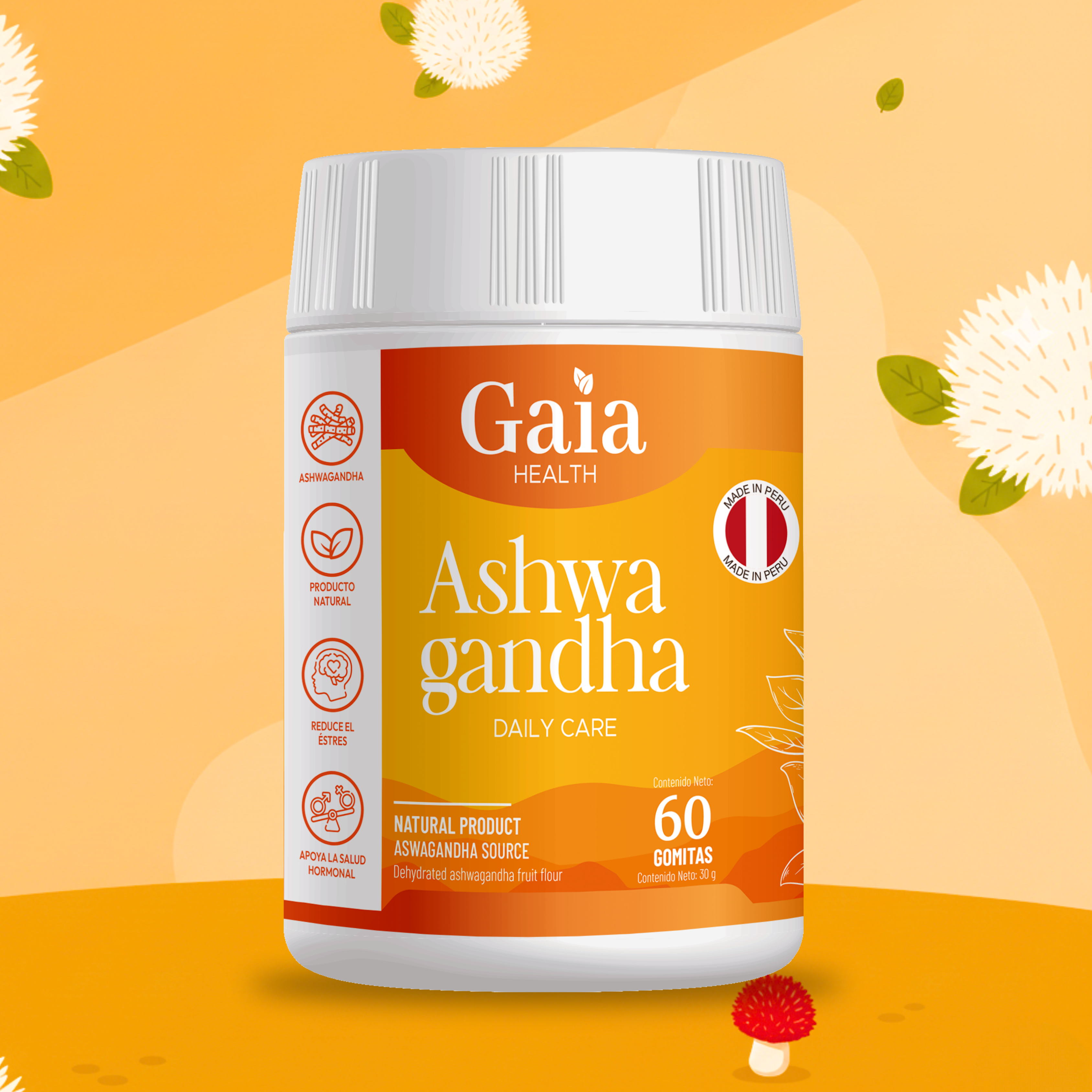 Ashwagandha - Gomitas para Estres y Insomnio